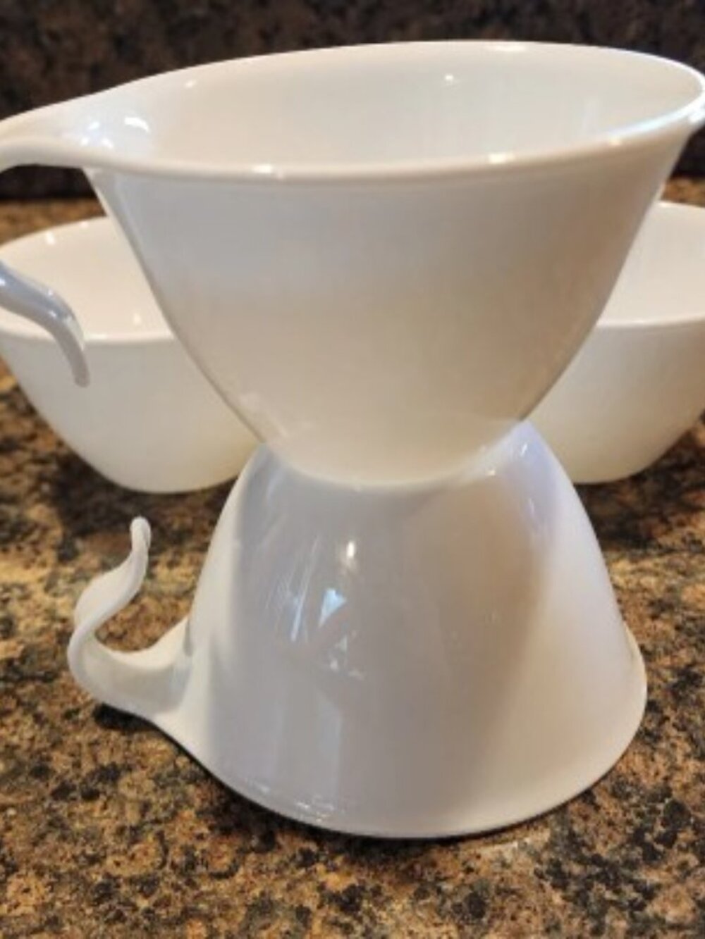 Corelle Winter Frost White Cup With Curved Handles, Set Of 4 - Picture 6 of 6